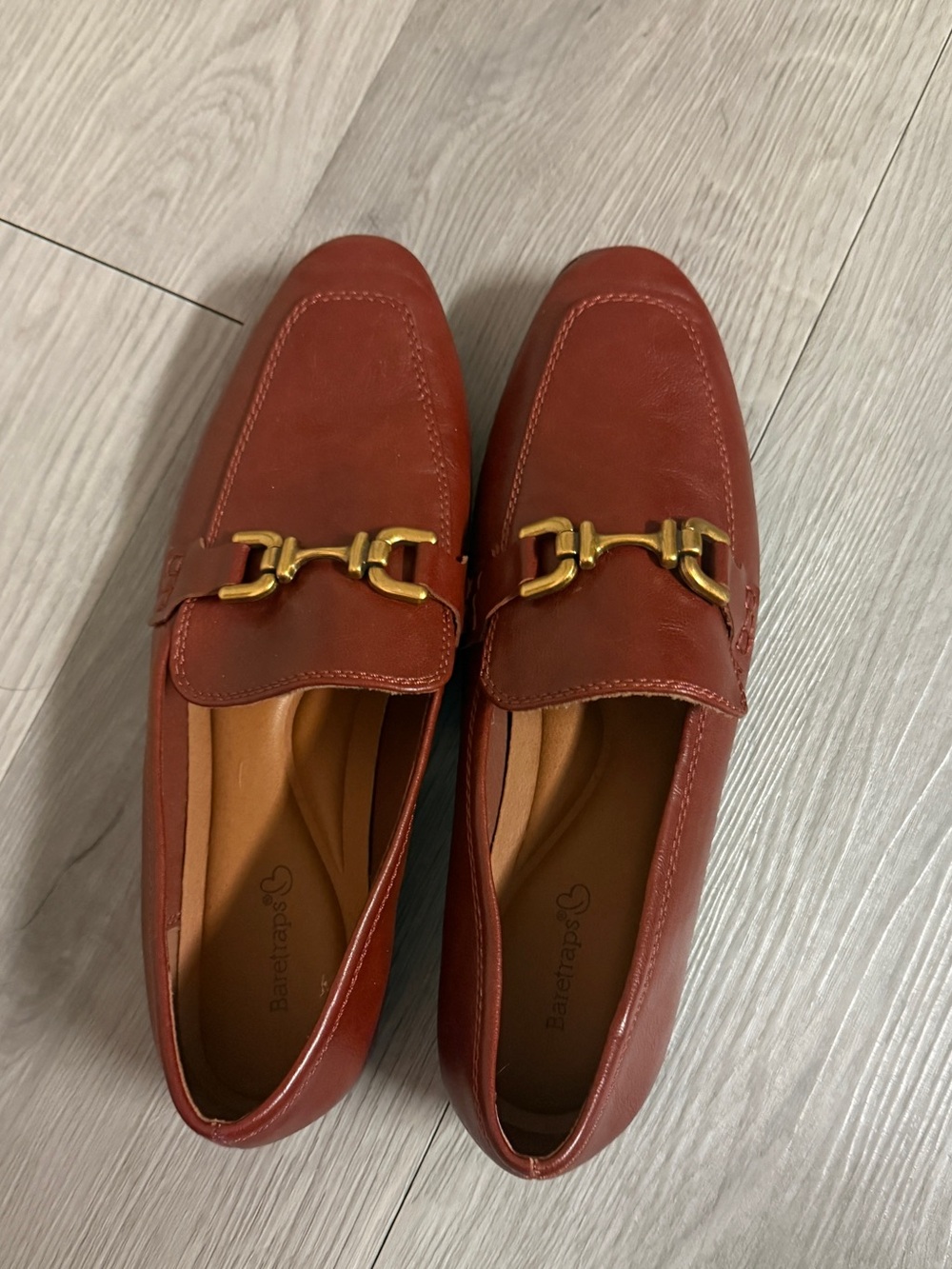Leather Loafers - Rust